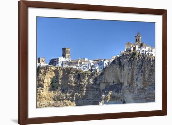 Overview from the south, Arcos de la Frontera, Andalucia, Spain, Europe-Richard Maschmeyer-Framed Photographic Print