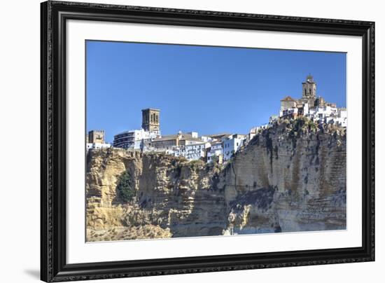 Overview from the south, Arcos de la Frontera, Andalucia, Spain, Europe-Richard Maschmeyer-Framed Photographic Print