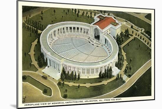 Overview of Arlington Amphitheatre-null-Mounted Art Print