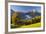 Overview of Berchtesgaden in Autumn with the Watzmann Mountain in the Background-Miles Ertman-Framed Photographic Print