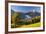 Overview of Berchtesgaden in Autumn with the Watzmann Mountain in the Background-Miles Ertman-Framed Photographic Print