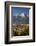 Overview of Berchtesgaden in Autumn with the Watzmann Mountain in the Background-Miles Ertman-Framed Photographic Print