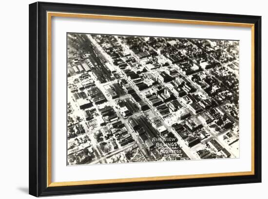 Overview of Downtown Billings-null-Framed Art Print