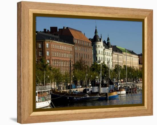 Overview of Helsinki from Harbor, Helsinki, Finland-Nancy & Steve Ross-Framed Premier Image Canvas