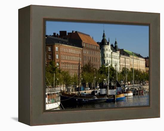 Overview of Helsinki from Harbor, Helsinki, Finland-Nancy & Steve Ross-Framed Premier Image Canvas