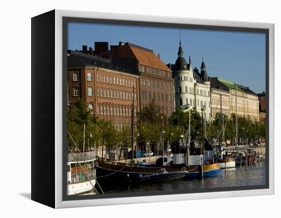 Overview of Helsinki from Harbor, Helsinki, Finland-Nancy & Steve Ross-Framed Premier Image Canvas