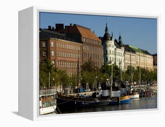 Overview of Helsinki from Harbor, Helsinki, Finland-Nancy & Steve Ross-Framed Premier Image Canvas