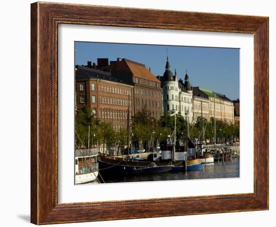 Overview of Helsinki from Harbor, Helsinki, Finland-Nancy & Steve Ross-Framed Photographic Print