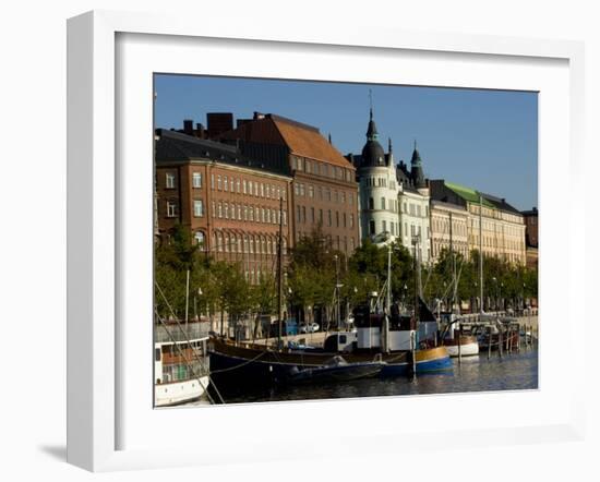 Overview of Helsinki from Harbor, Helsinki, Finland-Nancy & Steve Ross-Framed Photographic Print