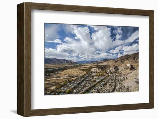 Overview of Kumbum in Gyantse, Tibet, China, Asia-Thomas L-Framed Photographic Print