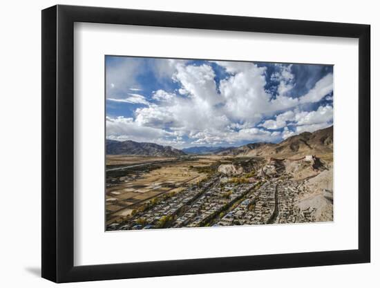 Overview of Kumbum in Gyantse, Tibet, China, Asia-Thomas L-Framed Photographic Print