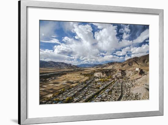 Overview of Kumbum in Gyantse, Tibet, China, Asia-Thomas L-Framed Photographic Print