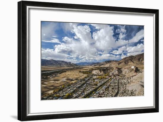 Overview of Kumbum in Gyantse, Tibet, China, Asia-Thomas L-Framed Photographic Print