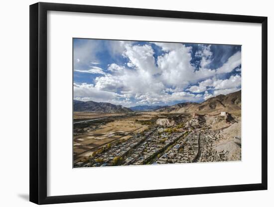 Overview of Kumbum in Gyantse, Tibet, China, Asia-Thomas L-Framed Photographic Print