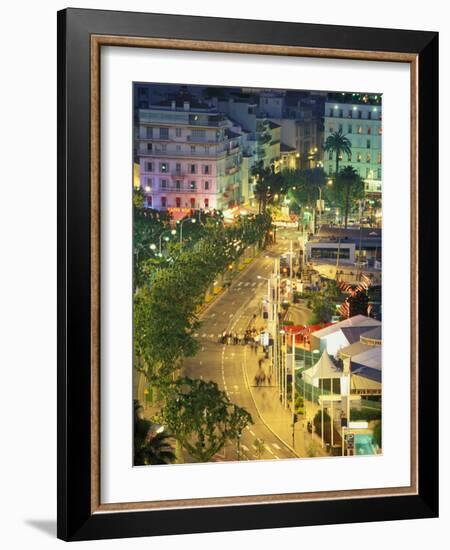 Overview of La Pantiero, Cannes, France-Walter Bibikow-Framed Photographic Print