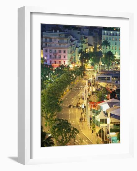 Overview of La Pantiero, Cannes, France-Walter Bibikow-Framed Photographic Print