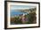 Overview of Menton-null-Framed Art Print