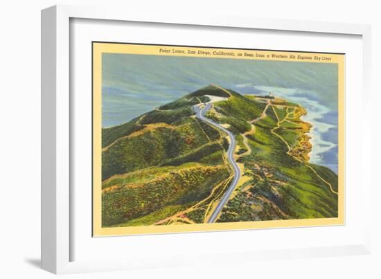 Overview of Point Loma-null-Framed Art Print