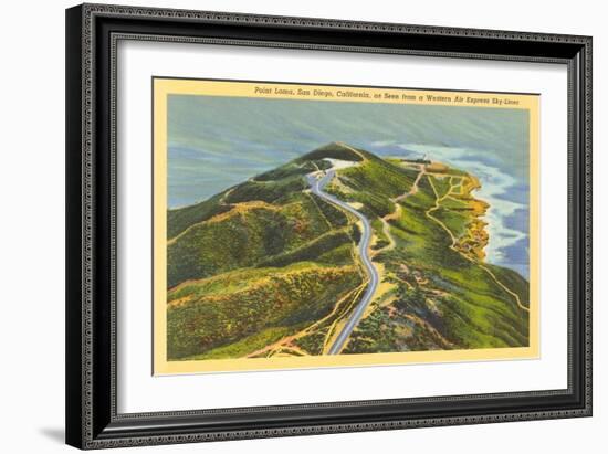 Overview of Point Loma-null-Framed Art Print