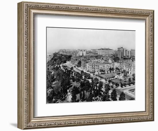 Overview of Riverside Drive and Riverside Park-Irving Underhill-Framed Photographic Print