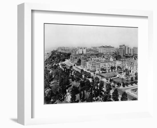 Overview of Riverside Drive and Riverside Park-Irving Underhill-Framed Photographic Print