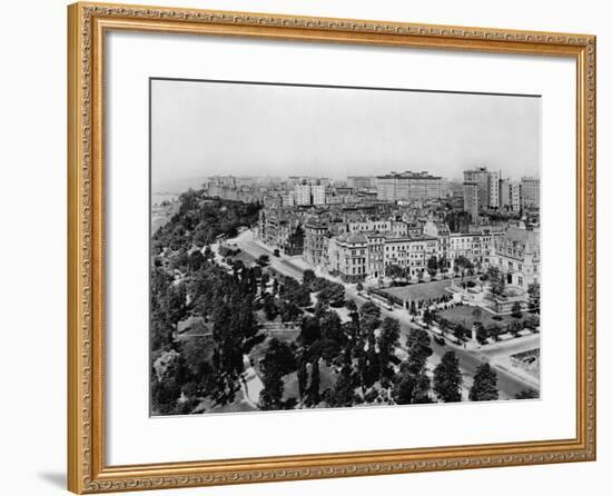 Overview of Riverside Drive and Riverside Park-Irving Underhill-Framed Photographic Print