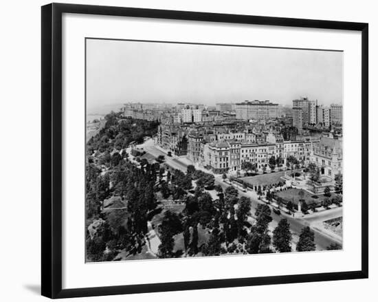 Overview of Riverside Drive and Riverside Park-Irving Underhill-Framed Photographic Print