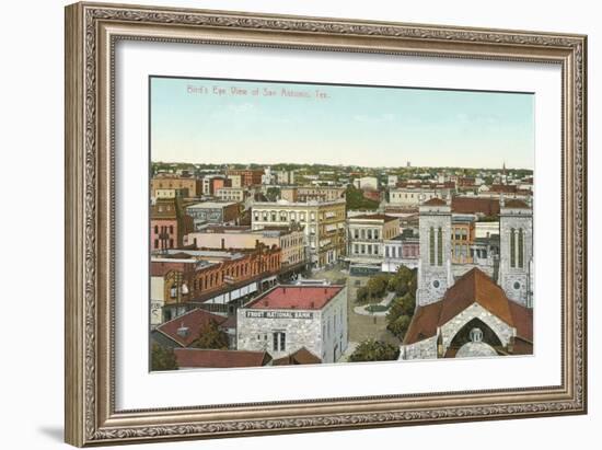 Overview of San Antonio-null-Framed Art Print