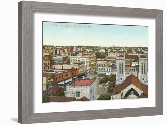 Overview of San Antonio-null-Framed Art Print