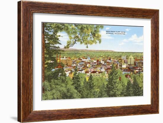 Overview of Spokane, Washington-null-Framed Art Print