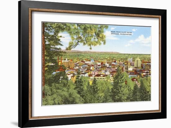 Overview of Spokane, Washington-null-Framed Art Print