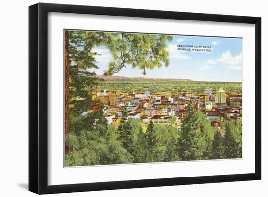 Overview of Spokane, Washington-null-Framed Art Print