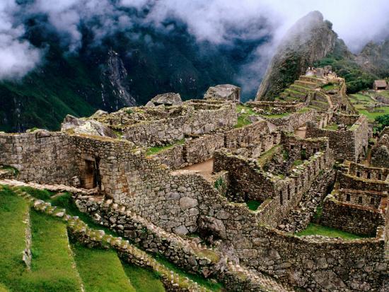 Overview Of Terraced Royal Inca Ruins Machu Picchu Peru Photographic Print Jeffrey Becom Art Com