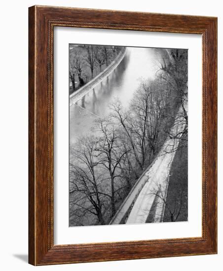 Overview of the Aare River Banks, Switzerland-Walter Bibikow-Framed Photographic Print