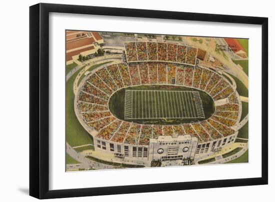 Overview of the Cotton Bowl, Dallas-null-Framed Art Print