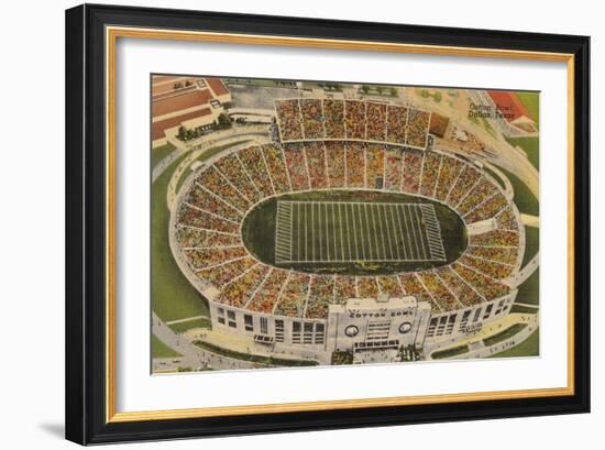 Overview of the Cotton Bowl, Dallas-null-Framed Art Print