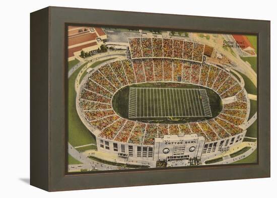 Overview of the Cotton Bowl, Dallas-null-Framed Stretched Canvas
