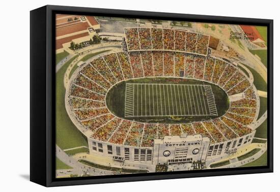 Overview of the Cotton Bowl, Dallas-null-Framed Stretched Canvas