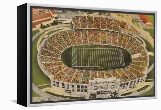 Overview of the Cotton Bowl, Dallas-null-Framed Stretched Canvas