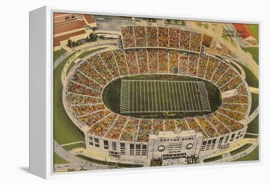 Overview of the Cotton Bowl, Dallas-null-Framed Stretched Canvas