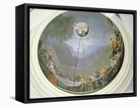 Overview of the Cupola Showing St Anthony, 1798-Francisco de Goya-Framed Premier Image Canvas