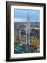 Overview of the Marienplatz Christmas Market and the New Town Hall, Munich, Bavaria, Germany-Miles Ertman-Framed Photographic Print