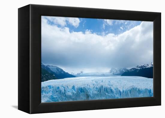 Overview of the Perito Moreno Glacier, Patagonia, Argentina-James White-Framed Premier Image Canvas