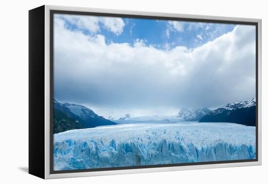 Overview of the Perito Moreno Glacier, Patagonia, Argentina-James White-Framed Premier Image Canvas