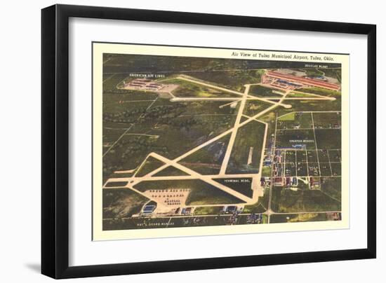 Overview of Tulsa Airport-null-Framed Art Print