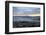 Overview of Ushuaia during sunset, Tierra del Fuego, Argentina, South America-Fernando Carniel Machado-Framed Photographic Print