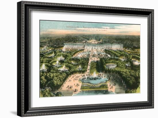 Overview of Versailles, France-null-Framed Art Print