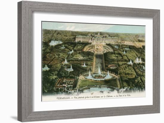 Overview of Versailles, France-null-Framed Art Print