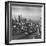 Overview Picture Looking at the Brooklyn Bridge to Manhattan-Dmitri Kessel-Framed Photographic Print