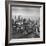 Overview Picture Looking at the Brooklyn Bridge to Manhattan-Dmitri Kessel-Framed Photographic Print